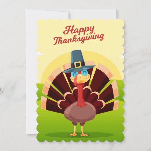 Kerstkaart voor Thanksgiving (Voorkant)