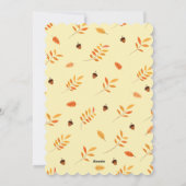 Kerstkaart voor Thanksgiving (Achterkant)