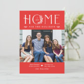 kerstkaart voor thuisbeweging (Staand voorkant)