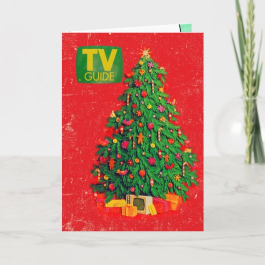 Kerstkaart voor TV-kijkers Feestdagen Kaart (Voorkant)