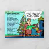 Kerstkaart voor TV-kijkers Feestdagen Kaart (Binnen)