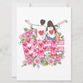 Kerstkaart voor vakantie (Voorkant)