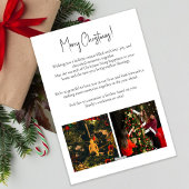 Kerstkaart voor vakantie