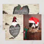 Kerstkaart voor vakantie (Voorkant / Achterkant)