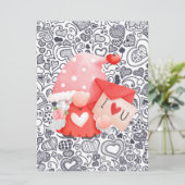 Kerstkaart voor vakantie (Staand voorkant)