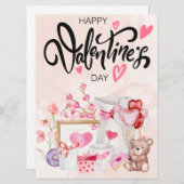 Kerstkaart voor vakantie (Voorkant / Achterkant)