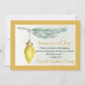 Kerstkaart voor vakantie - Personaliseer - Seizoen (Voorkant)