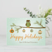 kerstkaart voor vakantieverblijven (Staand voorkant)