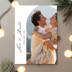 Kerstkaart voor verliefden & Dank
