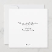 Kerstkaart voor vliegende pigers (Achterkant)