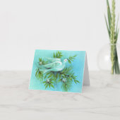  kerstkaart voor vredesduif kaart (Voorkant)