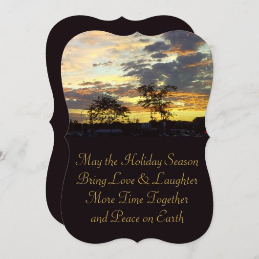 Kerstkaart voor Vredesfeest op Aarde van RoseWrite (Voorkant / Achterkant)