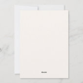 Kerstkaart voor vriendje Cute Gepersonaliseerd (Achterkant)