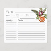 kerstkaart voor Vrijgezellenfeest (Voorkant)