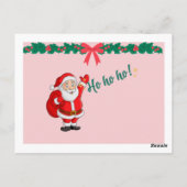 Kerstkaart voor vrolijk Kerstmis Briefkaart (Achterkant)