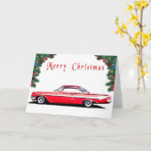 Kerstkaart voor warme weg kaart (Gele Bloem)