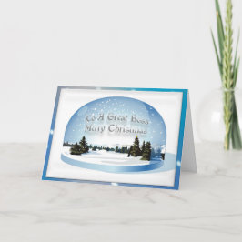 Kerstkaart voor Werkgever Feestdagen Kaart