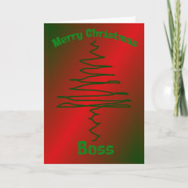 Kerstkaart voor Werkgever Feestdagen Kaart
