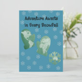 Kerstkaart voor Winter Wanderlust (Staand voorkant)