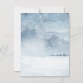 Kerstkaart voor wiskundige (sneeuwscène) (Achterkant)