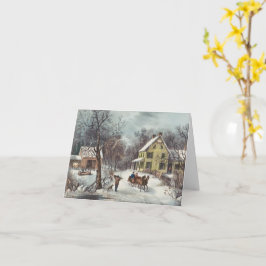 Kerstkaart voor woningen kaart