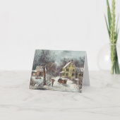 Kerstkaart voor woningen kaart (Voorkant)