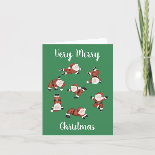 Kerstkaart voor yoga kaart (Voorkant)