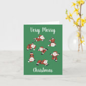 Kerstkaart voor yoga kaart (Gele Bloem)