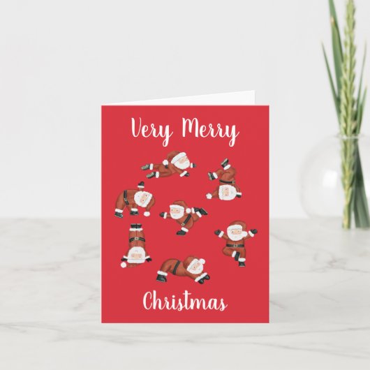 Kerstkaart voor yoga kaart (Voorkant)