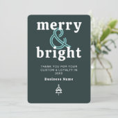 Kerstkaart voor zakelijk gebruik (Staand voorkant)