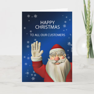 Kerstkaart voor zakelijke kerstmis feestdagen kaart