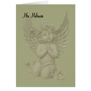 kerstKaart voor Zijne Heiligheid, de paus