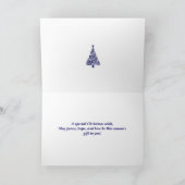 Kerstkaart voor zus en zwager feestdagen kaart (Binnen)