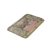 kerstkaart, voorbeeld van de bekende kerstmis badmat (Gekanteld)