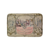 kerstkaart, voorbeeld van de bekende kerstmis badmat (Voorkant)