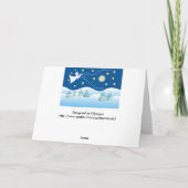 Kerstkaart Vrede Op Aarde Feestdagen Kaart (Achterkant)