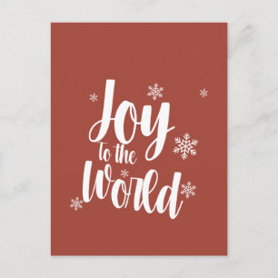 Kerstkaart 'Vreugde voor de Wereld' Feestdagenkaart