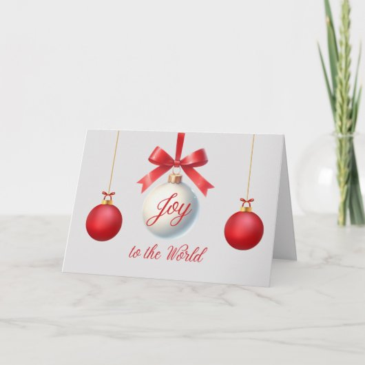 Kerstkaart 'Vreugde voor de Wereld' Kaart (Voorkant)