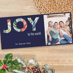 Kerstkaart 'Vreugde Voor De Wereld' Met 1 Foto Mod