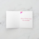 Kerstkaart - Vriendin, vrouw, mevrouw of haar naam Kaart (Binnen)