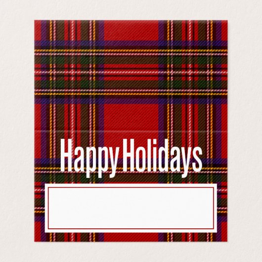 kerstkaart | Vrijdag betaald Kaart (Buitenkant ongevouwen)