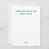 Kerstkaart vrolijk en helder (Achterkant)