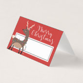 kerstkaart | Vrolijk kerstfeest Kaart (Voorkant)