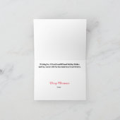 Kerstkaart vuilniswagen kaart (Binnen)