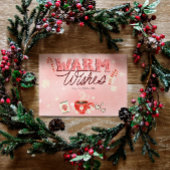 Kerstkaart 'Warme Wensen' met Warme Chocolade