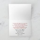 Kerstkaart We hebben een nieuw adres verplaatst Feestdagen Kaart (Binnen)