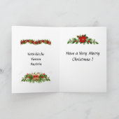 Kerstkaart - Wenen, Oostenrijk Kaart (Binnen)