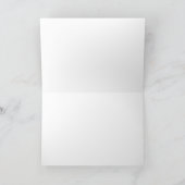 Kerstkaart Wenskaart Nieuwjaar gepersonaliseerd Kaart (Binnen)