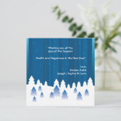 Kerstkaart Winter Wonderland (Staand voorkant)