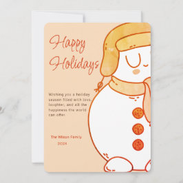 Kerstkaart "Winter's Embrace"